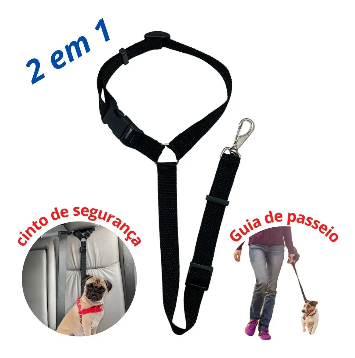 Cinto de Segurança Pet