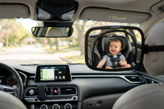 Melhores espelhos retrovisores para bebê 2026 - monitoramento de segurança infantil no carro