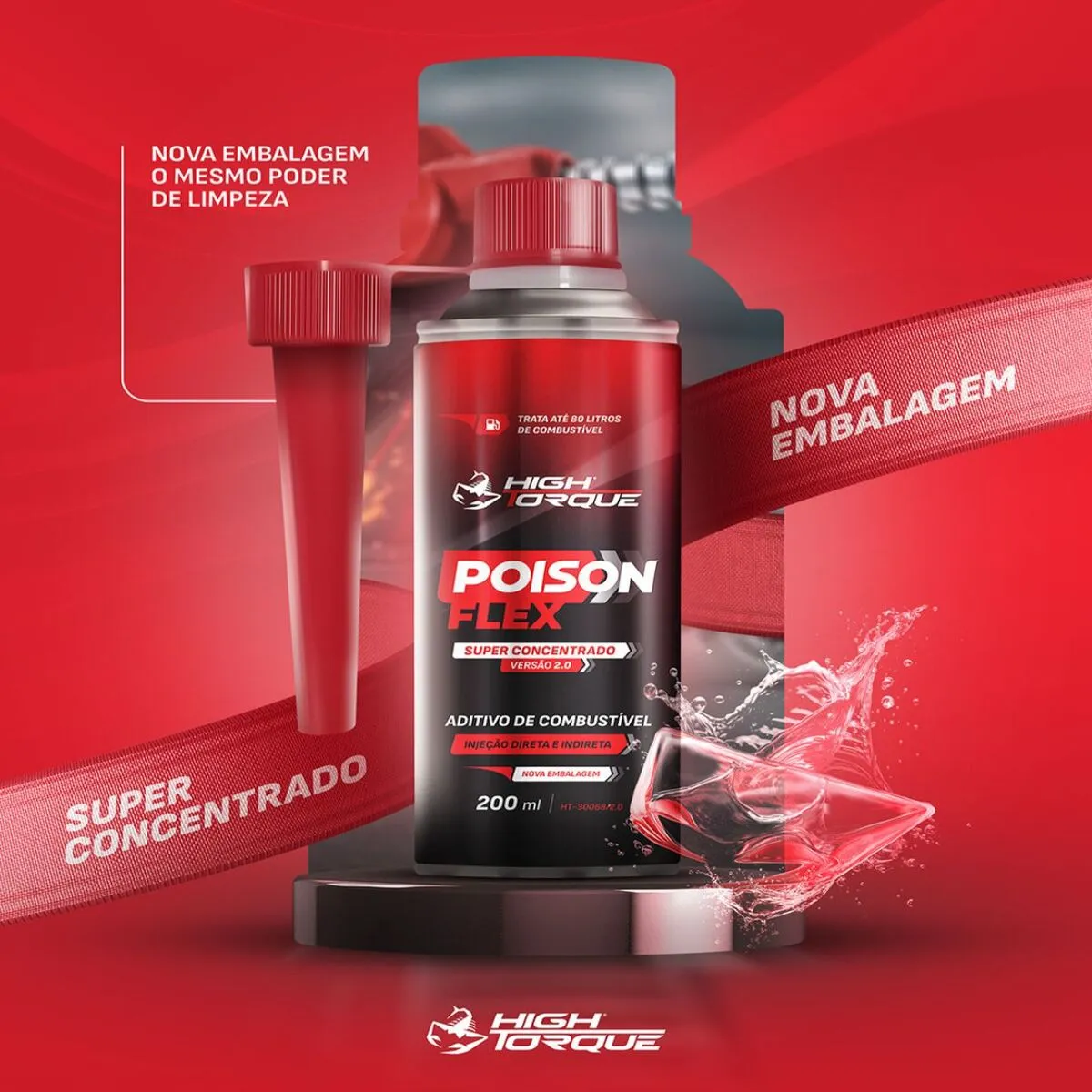 Aditivo De Combustível Poison High Torque Concentrado