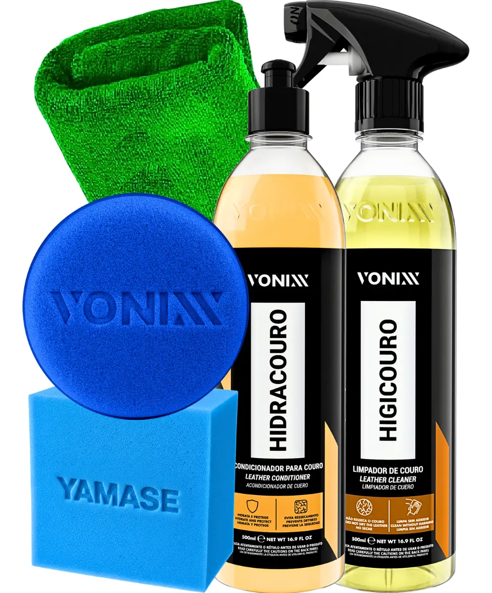 Kit Vonixx Higicouro e Hidracouro para bancos de couro